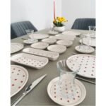 Hooly Love 6 Kişilik 20 Parça Kırmızı Kalp Model Kahvaltı Takımı - Görsel 3