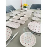 Hooly Love 6 Kişilik 20 Parça Kırmızı Kalp Model Kahvaltı Takımı - Görsel 4