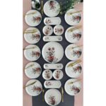 Hooly Hasbahçe 12 Kişilik 21 Parça Kahvaltı Takımı