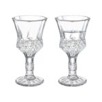 Madame Coco Audrey Şeffaf Cam Ayaklı 4 Parça Kahve Yanı Bardak Seti – Zarif Tasarım, Kahve ve Çay Sunumu İçin - Görsel 4