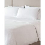 Madame Coco Sıbyla Çift Kişilik Saten Çizgili Nevresim - Beyaz - Görsel 4