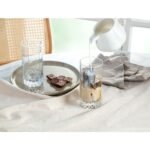 Madame Coco Pamella 4'lü Su Bardağı Seti Şeffaf Cam Modern Tasarım 290 ml - Görsel 3