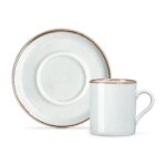 Madame Coco Ramona 6 Kişilik Kahve Fincan Seti - Gri-1 - Görsel 4