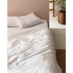 Madame Coco Linda Çift Kişilik Yıkamalı Gofre Nevresim Takımı - Beyaz - Görsel 2