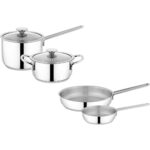 Schafer Steel Storm Çelik Sahan Seti 6 Parça-Inox - Görsel 5