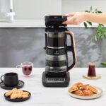 Karaca Robotea Pro 4 in 1 Konuşan Cam Çay Makinesi Black Copper