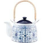 Madame Coco Nostalgic Papillon Demlik - Mavi - Görsel 3