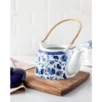 Madame Coco Nostalgic Fleur Demlik - Mavi - Görsel 2