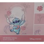 Özdilek Tek Kişilik Disney Lisanslı Lastikli Çarşaf Çocuk Nevresim Takımı Stitch Aloha Mint - Görsel 3