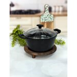 Acar Dıamente Granit Döküm Derin Model  Tencere 28 cm