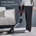 Tefal TY6T90TR X-Force Flex 8.60 Max Aqua Kablosuz Şarjlı Dikey Süpürge - Görsel 5
