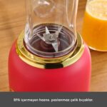 Karaca Retro Personal Kişisel Smoothie Blender Red - Görsel 5
