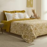 Karaca Home Orla %100 Pamuk Çift Kişilik Nevresim Takımı Sarı - Görsel 3