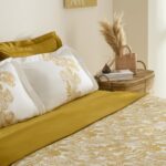 Karaca Home Orla %100 Pamuk Çift Kişilik Nevresim Takımı Sarı - Görsel 5