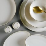 Aryıldız 30 Parça 6 Kişilik Bej Renk Porselen Yemek Takımı Düz Tema ile Şık Sunum - Görsel 3