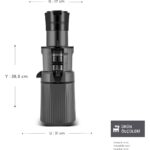 Karaca Fresh Press Slow Juicer Yavaş Sıkım Katı Meyve Sıkacağı Antrasit - Görsel 2