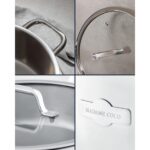 Madame Coco Nova Kısa Tencere - Çelik - 28 cm - Görsel 5