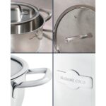 Madame Coco Nova Derin Tencere - Çelik - 18 cm - Görsel 5