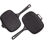 Sürel Oval Izgara Tost Mat Siyah 25 x 18 cm - Görsel 5