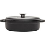 Sürel 28 cm Yuvarlak Sığ Tencere Mat Siyah - Görsel 3