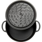 Sürel 28 cm Yuvarlak Sığ Tencere Mat Siyah - Görsel 5