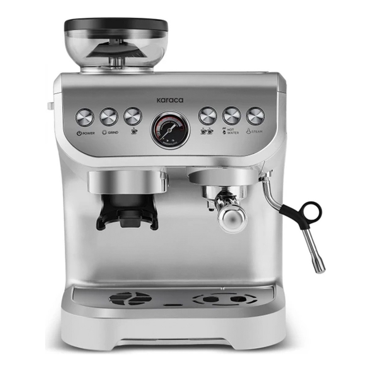 110001128267812.jpg Karaca Coffee Art Barista Kahve Öğütücülü, Süt Köpürtücülü, 15 Bar Basınçlı Espresso, Latte, Cappuccino, Americano Makinesi 2 Lt - Görsel 1