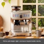Karaca Coffee Art Barista Kahve Öğütücülü, Süt Köpürtücülü, 15 Bar Basınçlı Espresso, Latte, Cappuccino, Americano Makinesi 2 Lt - Görsel 3