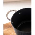 Madame Coco Noir Titanyum Derin Tencere - Siyah - 18 cm - Görsel 5