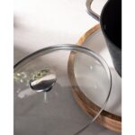 Madame Coco Noir Titanyum Derin Tencere - Siyah - 22 cm - Görsel 3