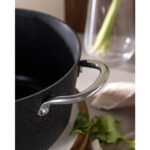 Madame Coco Noir Titanyum Derin Tencere - Siyah - 22 cm - Görsel 5