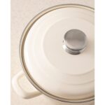 Madame Coco Salentino Derin Tencere - Beyaz - 22 cm - Görsel 3