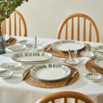 Bella Maison Book Lovers Porselen 26 Parça 6 Kişilik Kahvaltı Takımı Siyah - Görsel 2