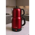 Awox Fresco 2'si 1 Arada Paslanmaz Çelik Çay Makinesi & Su Isıtıcı kettle