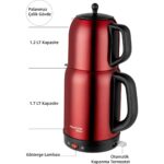 Awox Fresco 2'si 1 Arada Paslanmaz Çelik Çay Makinesi & Su Isıtıcı kettle - Görsel 2