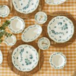 Bella Maison Ocaliptus Stoneware 26 Parça 6 Kişilik Kahvaltı Takımı Yeşil