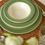 Bella Maison Monica Stoneware 12 Parça 4 Kişilik Yemek Takımı Yeşil - Görsel 5