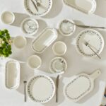 Bella Maison Motto Seramik 26 Parça 6 Kişilik Kahvaltı Takımı Beyaz