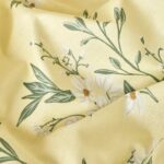 Bella Maison %100 Pamuk Ranforce Nancy Çift Kişilik Nevresim Seti Sarı (200X220 Cm) - Görsel 3