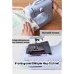 Post Alley Çok Fonksiyonlu 12 Fonksiyonlu Profesyonel Dikiş Makinesi Dikiş Çantalı - Görsel 5