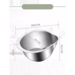 Marsilyan  Inox Süzgeç Pirinç Makarna Salata Süzgeci 304 Paslanmaz Çelik 2 Adet - Görsel 2