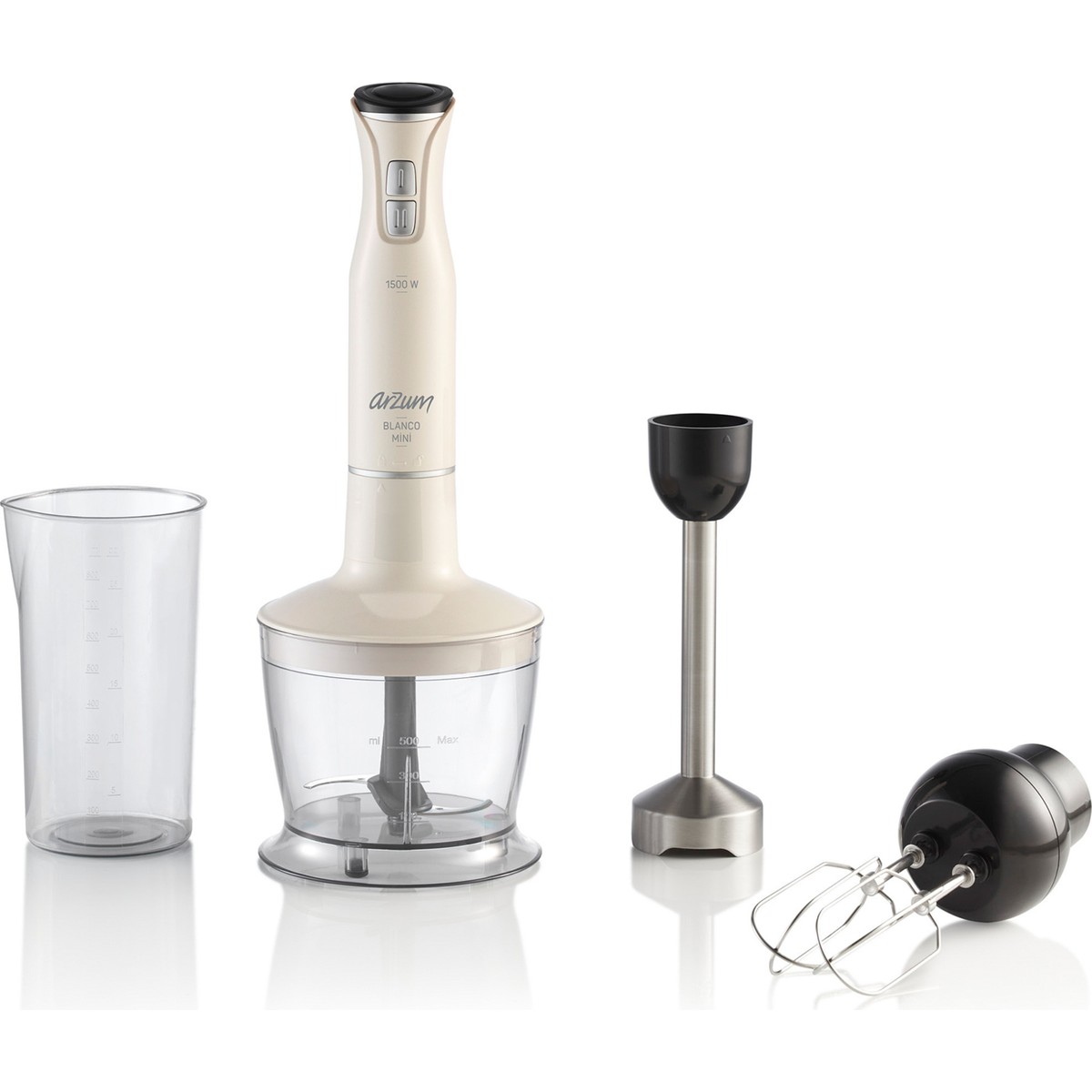 110001132148997.jpg Arzum AR1140 Blanco Mini Blender Set - Beyaz - 1500 Watt - Görsel 1