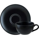 Bonna Notte Rita 2 Fincan 2 Tabak 250 cc Cappucino Porselen  Fincan Seti