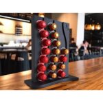 25 cm Dalgalı Tasarımlı Nespresso Kapsül Tutucu ve Düzenleyici Nespresso  Uyumlu Kapsül Kahve Standı