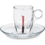 Kimbo Cam Espresso Fincan + Tabak 60 cc