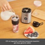 Karaca Smoothie On The Go Personal Kişisel Smoothie Blender Inox - Görsel 4