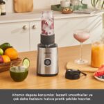 Karaca Smoothie On The Go Personal Kişisel Smoothie Blender Inox - Görsel 5