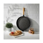 Nehir Alüminyum Döküm Gözleme Tavası - Siyah - 36 cm