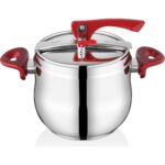 Safinox Flavia Klasik Düdüklü Tencere Renkli Kulp-10 Litre