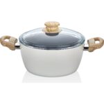 Cem Naturel Wood Tencere 18 cm