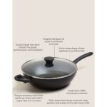 Marks & Spencer 30 cm Yapışmaz Kapaklı Wok Tava - Görsel 4